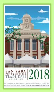 Pecan Capital Trade Day @ San Saba County Courthouse Square | San Saba | Texas | United States