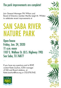 San Saba River Nature Park Open House @ San Saba River Nature Park